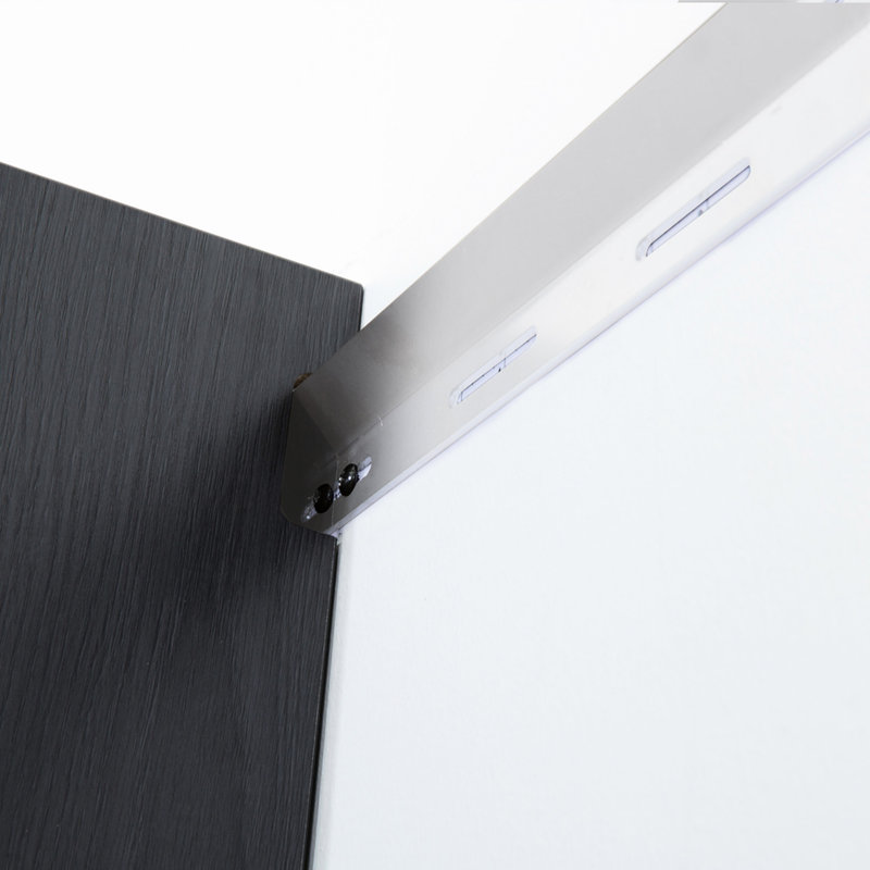 Série, Armoire de garage, Finition gris métallique, Fonctionnalité, Qualité de l'eau et de la chaleur, Matériau de qualité E0, Rangement de tablette, Rangement de support métallique double de 128 po X P 79 H 20 P A 7 par