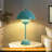 Modern 13.4" Dark Green Flowerpot Table Lamp