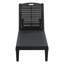 Ensemble de chaises longues d'extérieur 2 pièces, en résine de polypropylène, réglable en 5 positions, résistant aux rayons UV, noir-1083164520