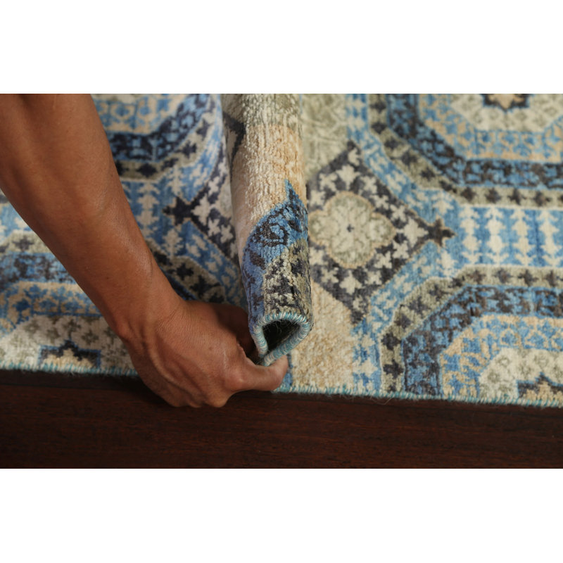 Tapis de couloir en laine Khotan