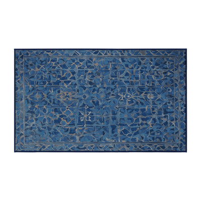 Machine Washable Gray Area Rug