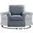 Kandyn 33" W Modern Wide Upholstered Swivel Striped Accent Chair-1085024321
