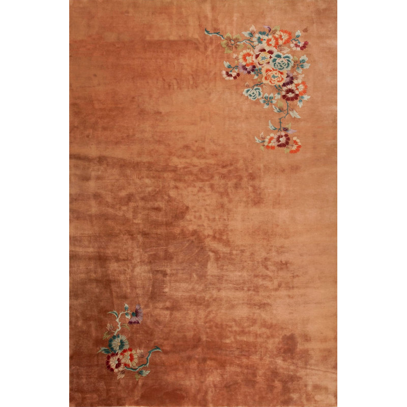 Tapis antique en laine Art Deco