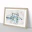 London Bridge Watercolour - Picture Frame Graphic Art Print-56738997-56738998