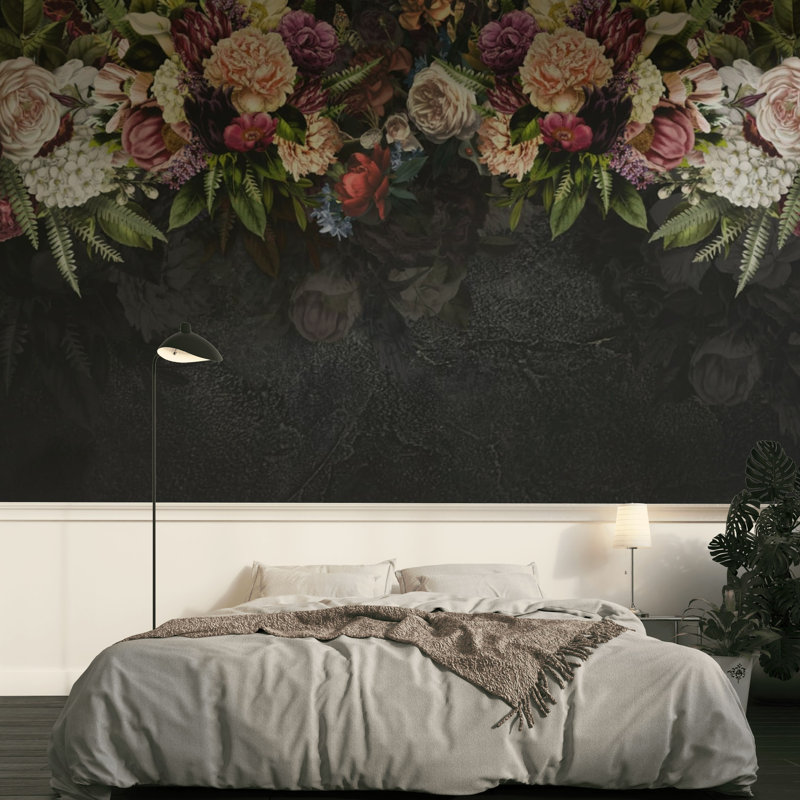 Midnight Garden Bloom, 96" L x 108" W