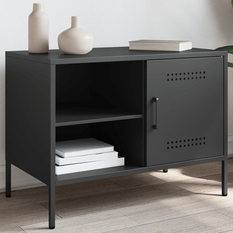 Anjelique TV Stand for TVs up to 24", Black