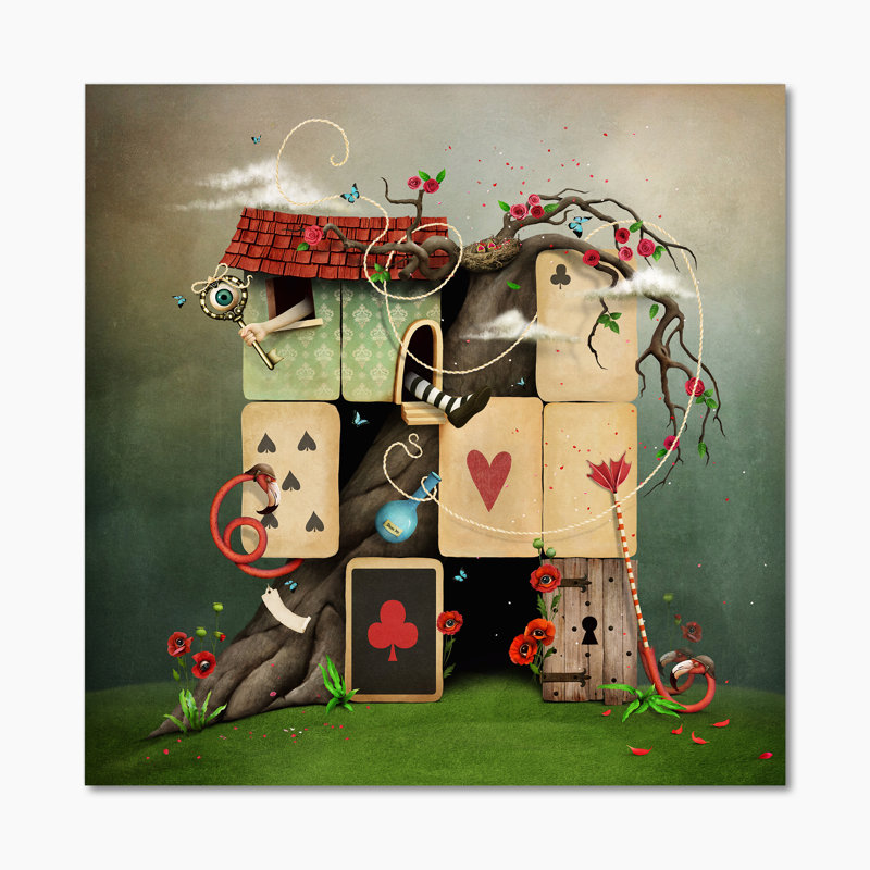 Reproduction d'art sur toile Wonderland, H 36 po x l 36 po x P 1 po, Toile tendue