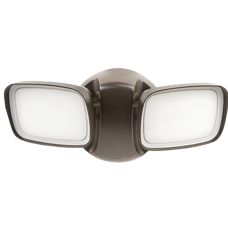 Feit Bronze Hardwired Dual Head LED Security Floodlight