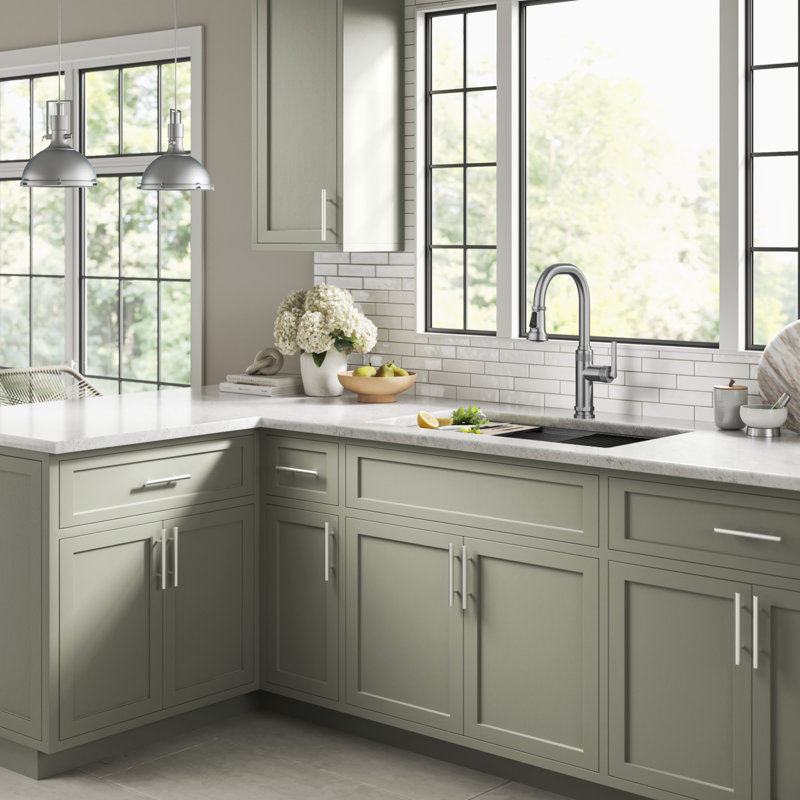 KRAUS Allyn Industrial Pull-Down Single Handle Kitchen Faucet, Spot Free Stainless Steel