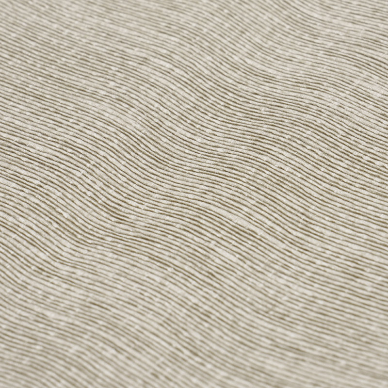 Schumacher x Patterson Flynn Linen Plissé Wallpaper, Tan