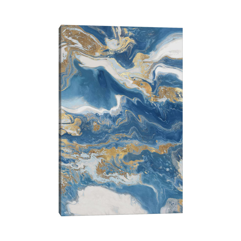 Fluid Memories I by Eva Watts - Wrapped Canvas Print, 30.48 cm H x 45.72 cm W