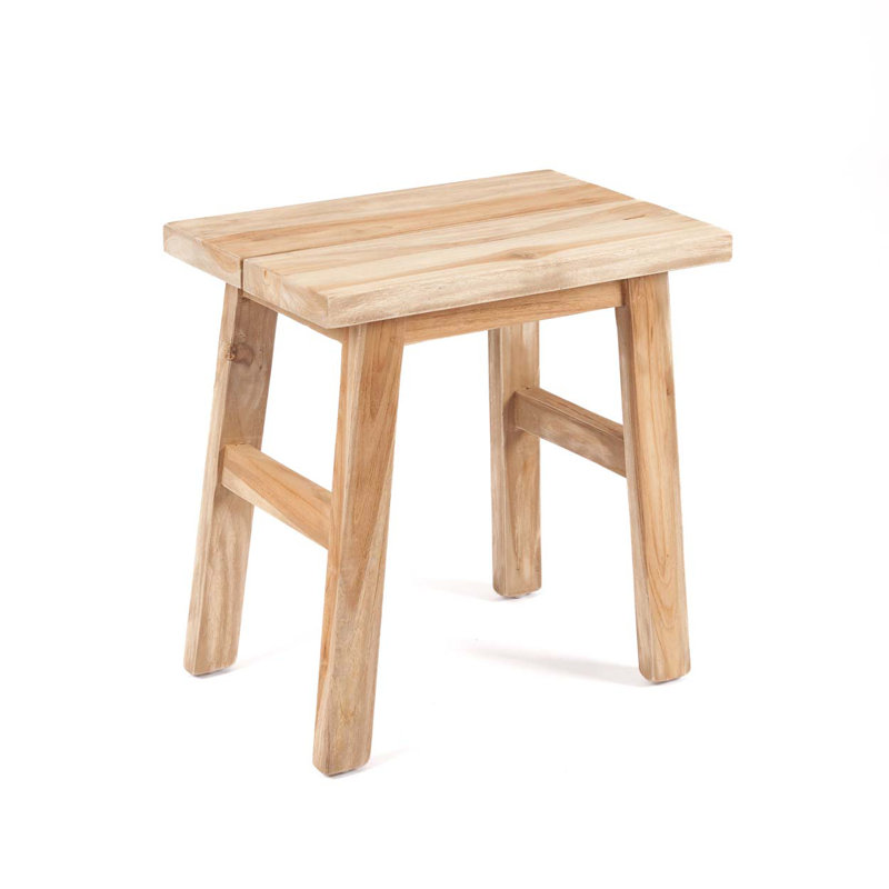 Cassano Solid Wood Accent Stool