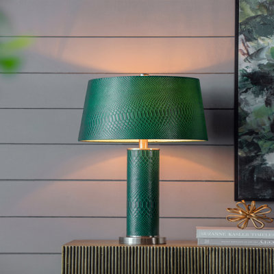 Table Lamp - Leather Material