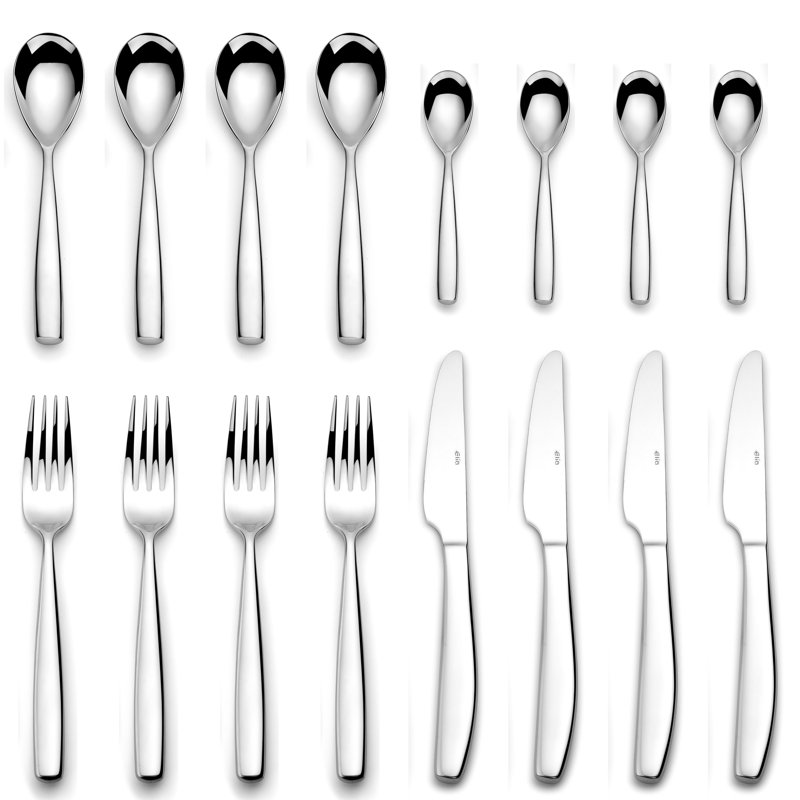 Levite 16 Piece 18/10 Stainless Steel Cutlery Set, Service for 4