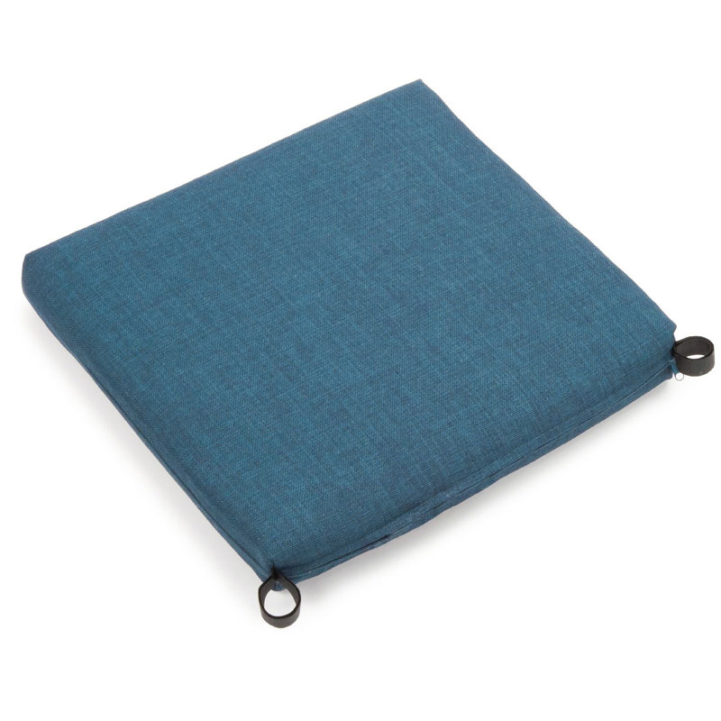 Outdoor 3'' Seat Cushion, Sea Blue