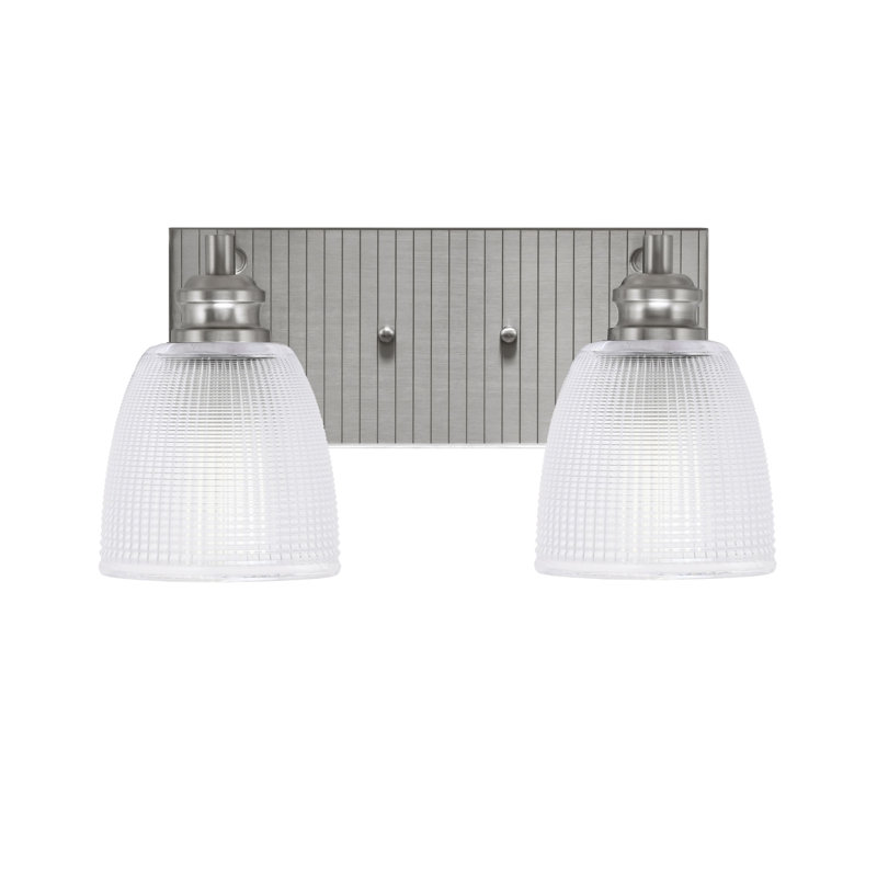 Éclairage pour meuble-lavabo à 2 lumières Aslyn, Espresso