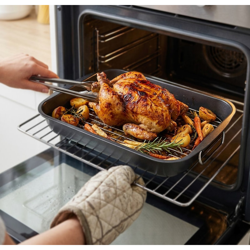 15" Non-stick Roaster With Rack