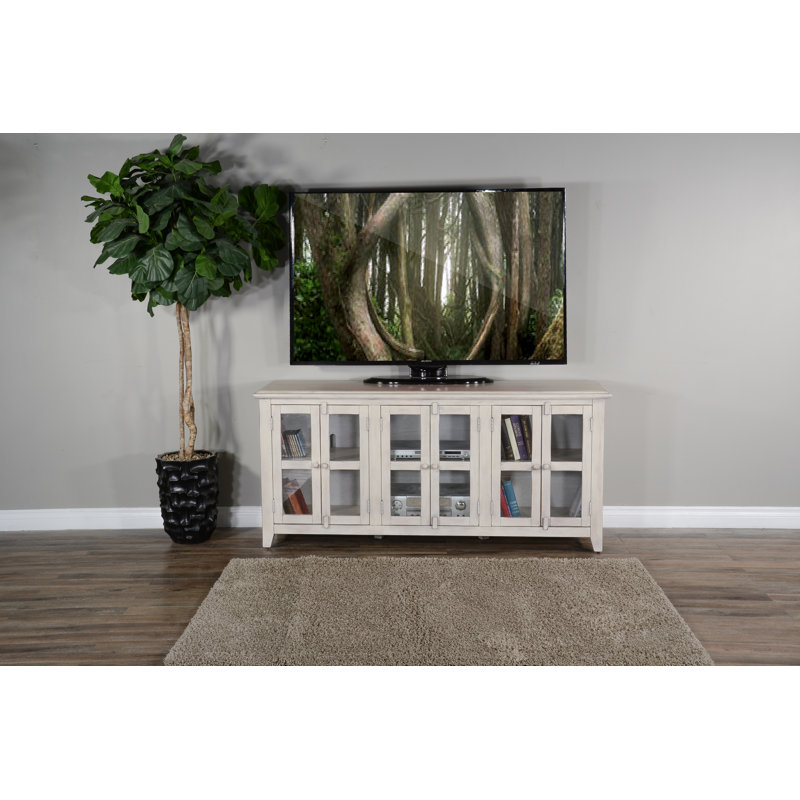 Shweta TV Stands for TVs up to 78", Marble White