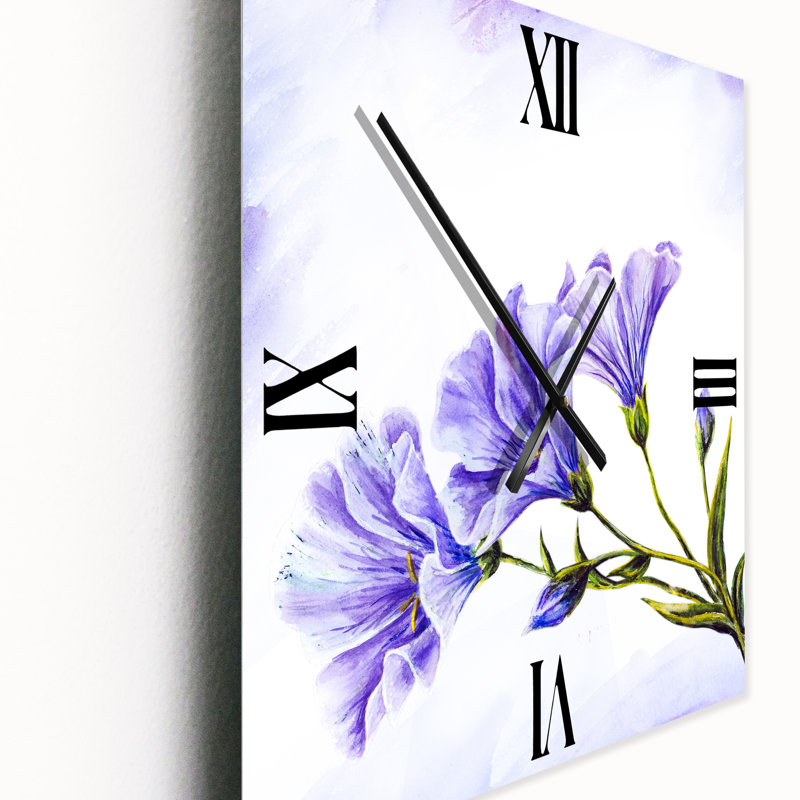 Horloge murale Wildflowers, Grand
