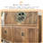 Modern Walnut Solid Wood Sideboard-120832773