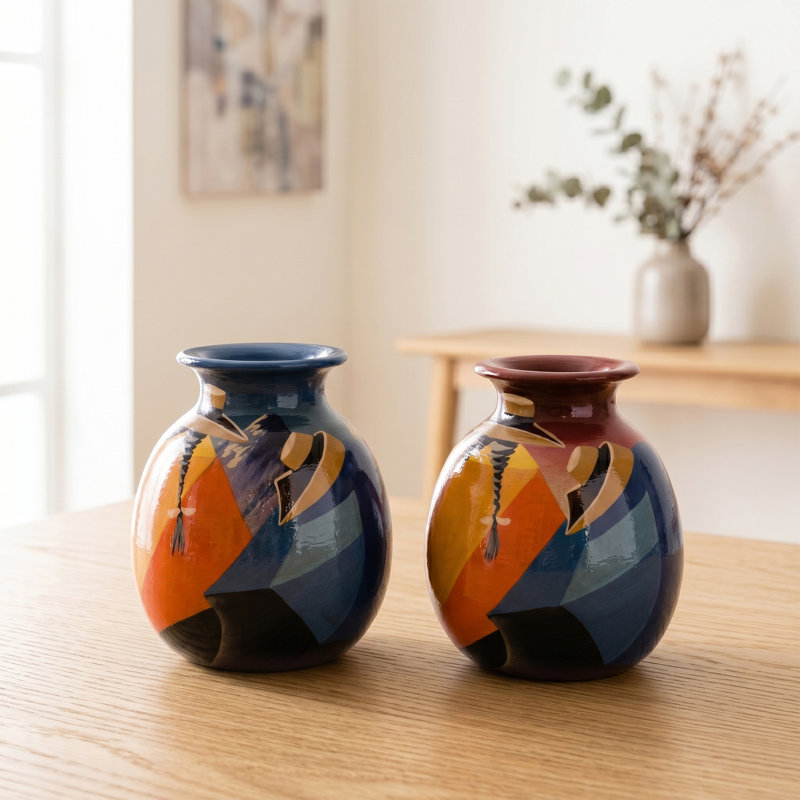 Vases en céramique Get-Together Cuzco (la paire)