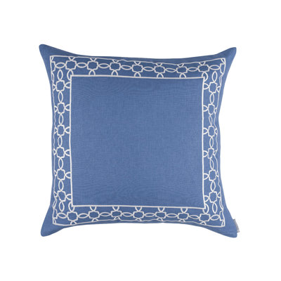 Lynx European Embroidered Feather Throw Pillow