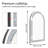 Glass Arch Wall Mirror