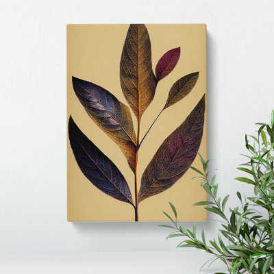 The Stellar Leaves - Wrapped Canvas Print