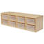 Casier de rangement 8 compartiments empilable