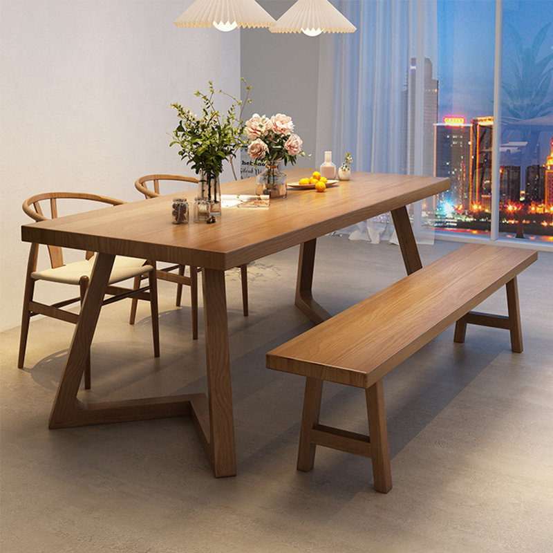 Table de salle à manger American, H 29,50 po x L 78,70 po x l 31,40 po