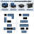Emanie 6-Person Wicker Outdoor Seating Group with Cushions and Fire Pit-1002147802-1002147812