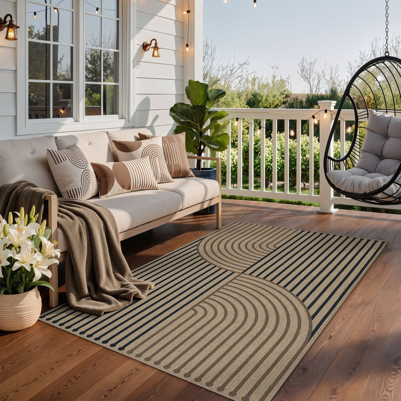 Tapis tissé antidérapant en jute