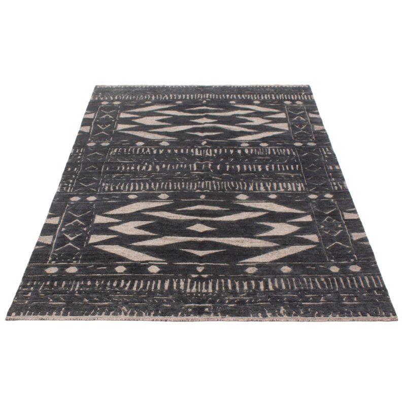 Tapis gris foncé Tangier 6 pi 8 po x 9 pi 9 po