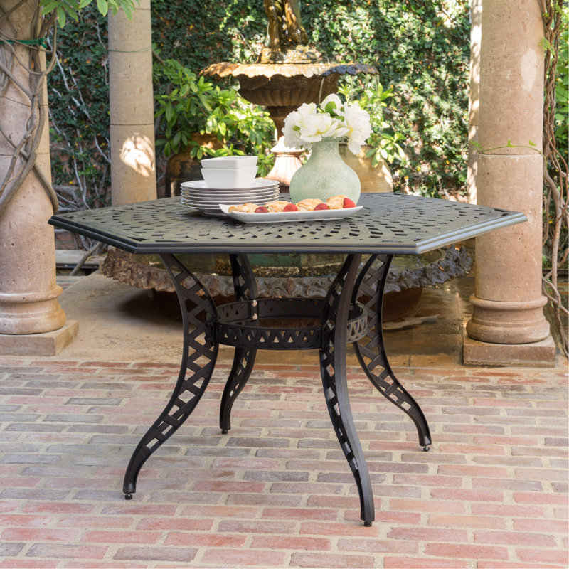 CAYMAN ARCH II MESH HEX TABLE