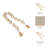 Decorative Ecomix and Leather Bead Strand with Tassel Accents and Textured Round Design for Stylish Home Accents and Modern Boho-Inspired Decor - Ivory-231324822