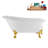58" Streamlin Clawfoot Tub,Tray,Drain, Clawfeet-101628929-102219863