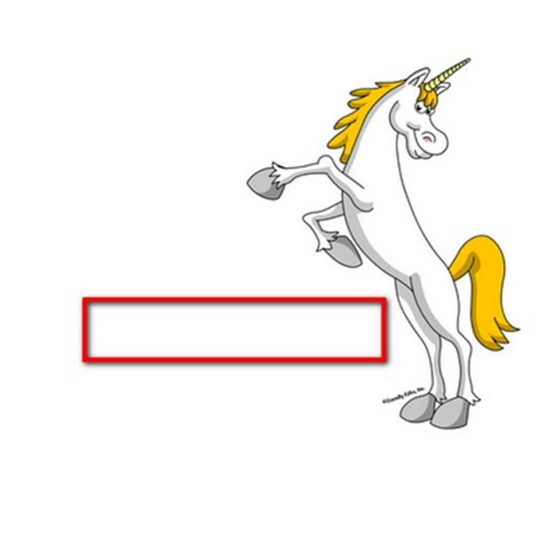 Cadre de boule à neige personnalisé avec licorne, Oui, H 2,5 po x l 3,75 po x P 1 po