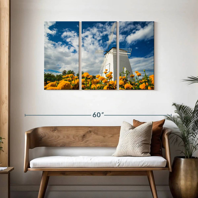 Alvord Spring Windmill, 28" H x 45" W