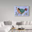 « oiseau blue plumes », art sur toile-31975210