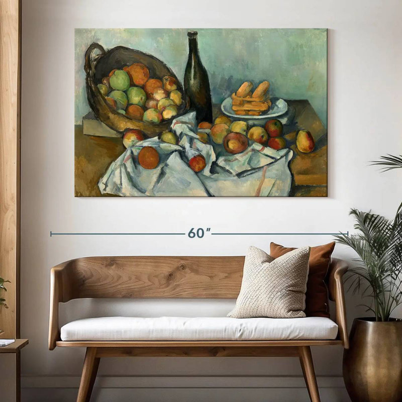 Yarlin Le panier de pommes, H 34 po x l 51 po