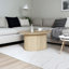Table basse de salon oblongue moderne de 31 po Aurel-91435383