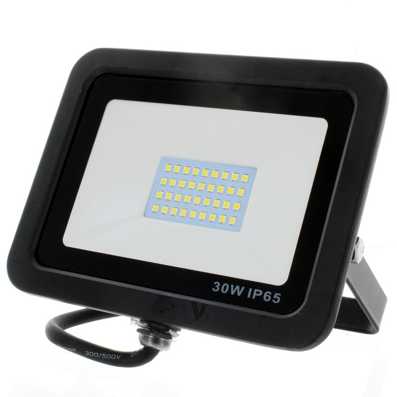 Projecteur extérieur de sécurité à DEL 30 watts, Noir
