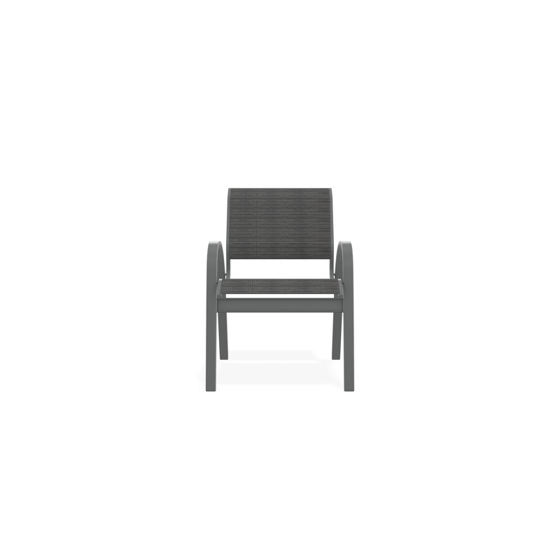 Aruba II Outdoor Dining Chair, Destiny Steel, Graphite