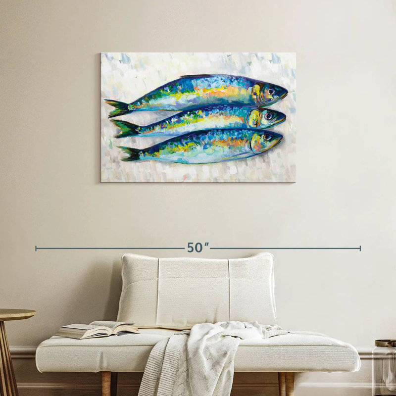 Yarlin Fish Trio, 24" H x 36" W