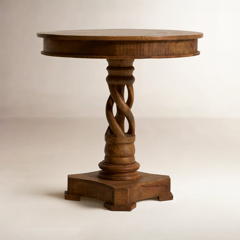 Table de bout Corwith, Brun naturel