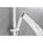 Wall Mounted Waterfall Shower System With Hand Shower, Sliding Bar