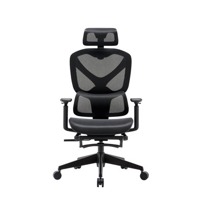 Chaise de bureau en coton Marabel