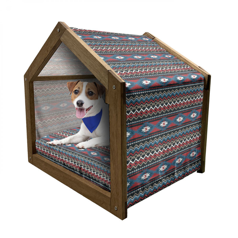 Niche pour chien en bois, H 25,59 po x l 29,53 po x P 21,65 po