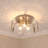 Kourtney Glass Flush Mount-698349896