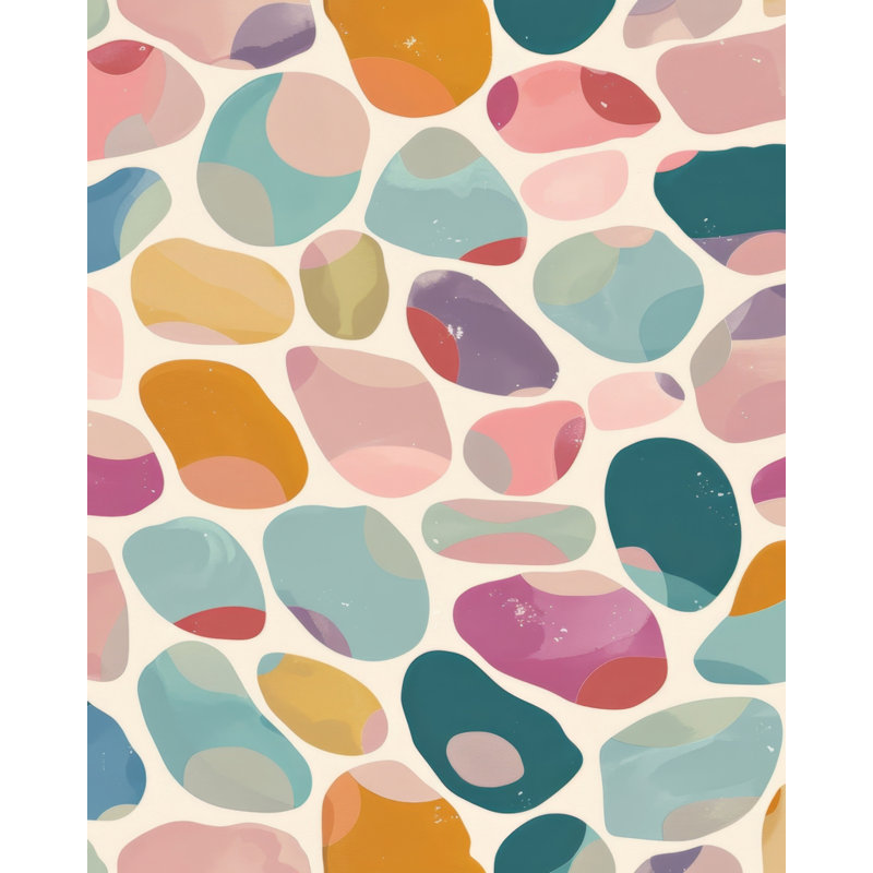 Dots and bops - 48"x60" Framed canvas